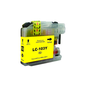 1 Ink Yellow Color LC103XL Compatible Ink Cartridge for Brother LC-103,LC103