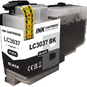 1PK Black Color LC3037,Extra High Yield Compatible Ink Cartridge for Brother LC3037XXL, LC3039XXL,LC3039