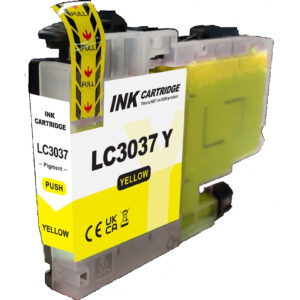 1PK Yellow Color LC3037,Extra High Yield Compatible Ink Cartridge for Brother LC3037XXL, LC3039XXL,LC3039