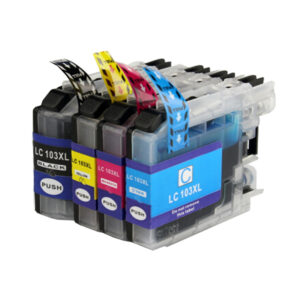 4 Ink LC103XL (BK, C, M, Y) Compatible Ink Cartridge for Brother LC-103,LC103