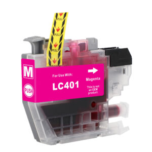 1 Ink Magenta Color High Yield Compatible LC401XL Ink Cartridge for Brother LC401,LC-401