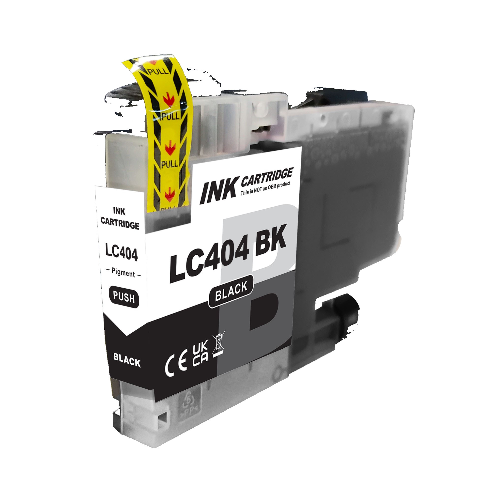 1 Ink Black Color LC404 Ink Cartridge High Yield Compatible for Brother LC404XL, LC-404