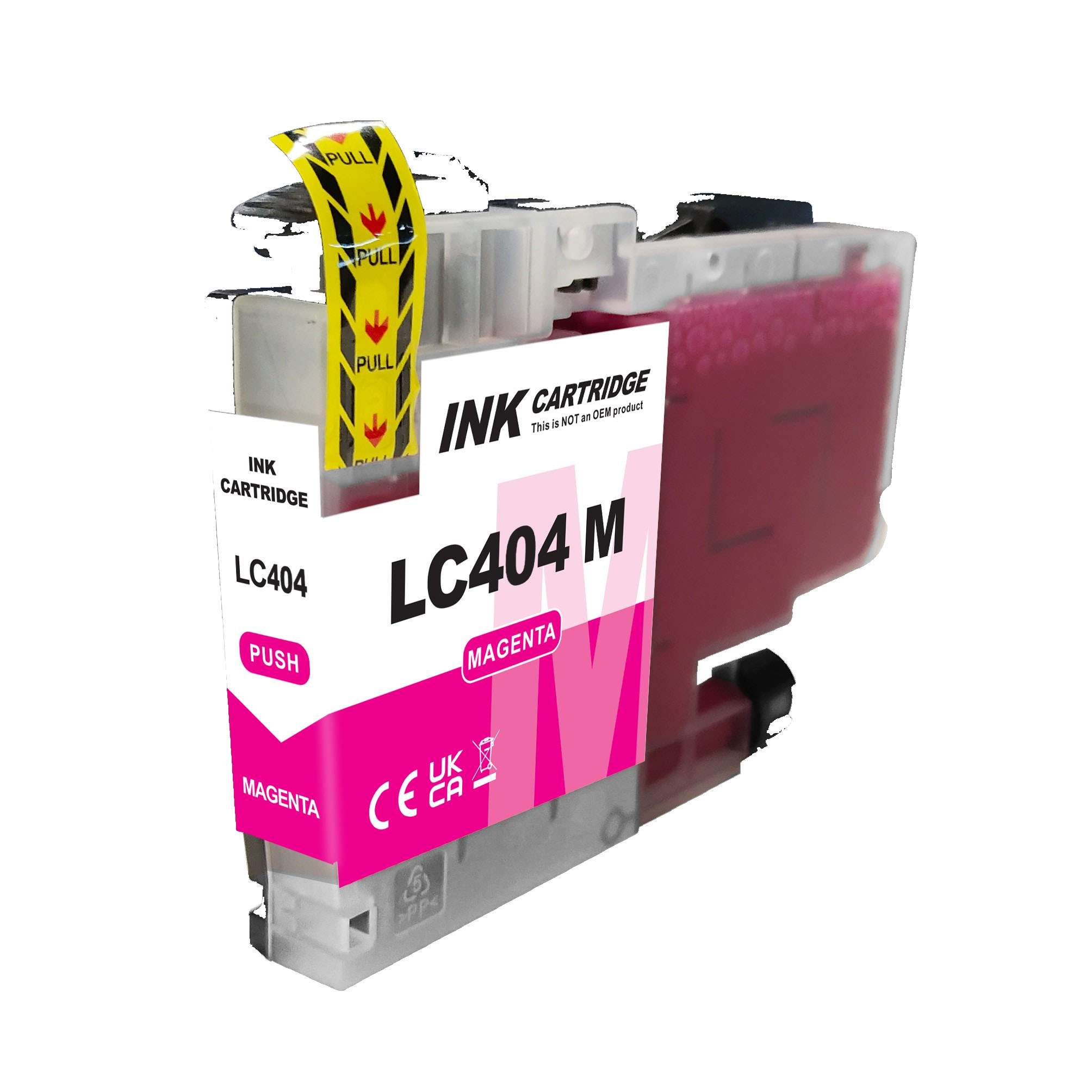 1 Ink Magenta Color LC404 Ink Cartridge High Yield Compatible for Brother LC404XL, LC-404