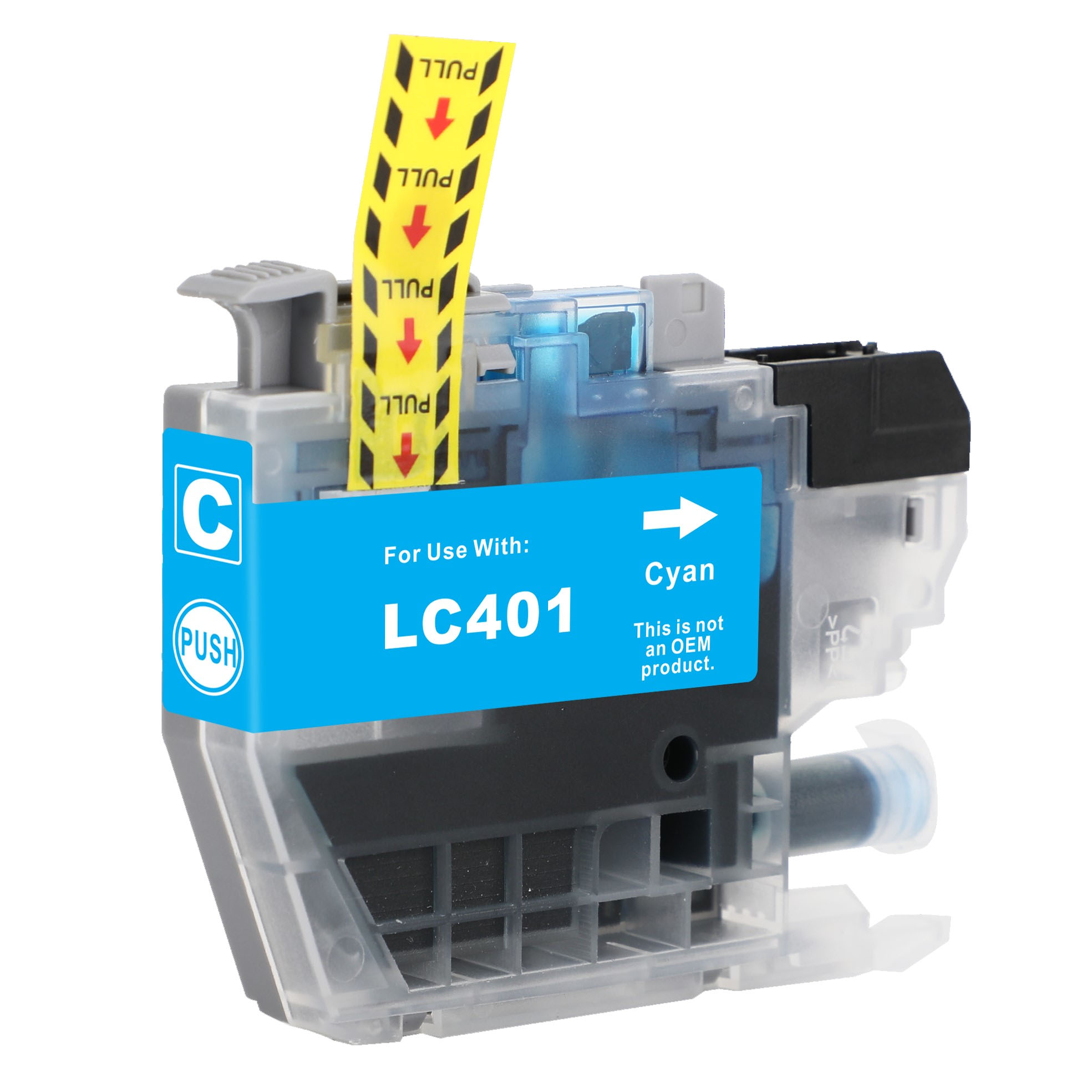 1 Ink Cyan Color High Yield Compatible LC401XL Ink Cartridge for Brother LC401,LC-401