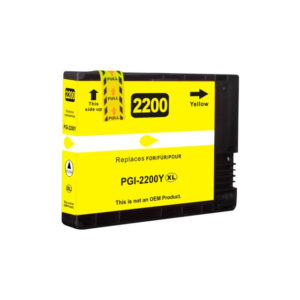 1 Pack Yellow Color PGI2200 Pigment Ink Cartridge compatible for Canon PGI-2200XL,PGI-2200