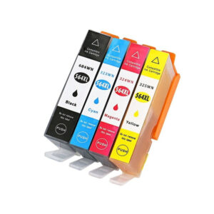 4 Ink Cartridges (K,C,M,Y) Compatible for HP 564XL HP 564