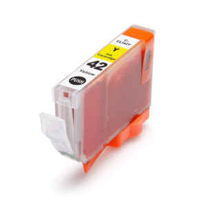 1 Yellow Color CRG CLI42 Ink Cartridge Compatible for Canon CLI-42,Canon CLI 42 (BK,C,M,Y,PC,PM,LGY, GY)