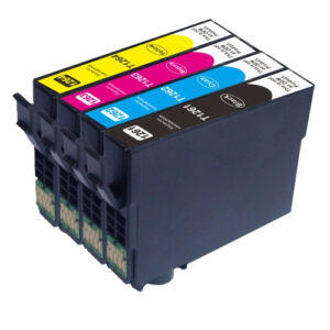 4 INK T126XL (BK/C/M/Y) Ink Cartridge Compatible for Epson T126