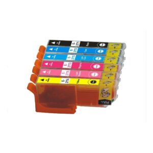 6pack T277XL (K,C,M,Y,LC,LM) Ink Cartridge Compatible for Epson Printer T2771XL/T2772XL/T2773XL/T2774XL/T2775XL/T2776XL