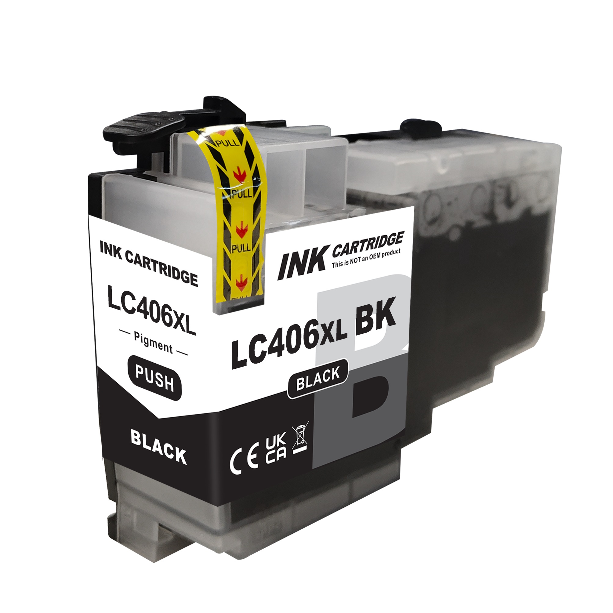 Black Color Compatible Ink Cartridge for Brother LC406XL, LC406,LC-406